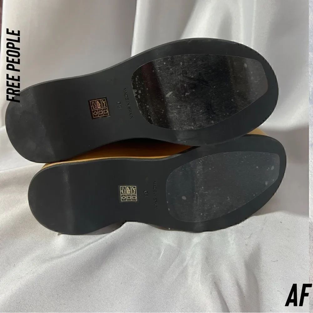 FREE PEOPLE GABRIELA CLOG NEW SIZE 38 BLACK PATENT LEATHER - Picture 6 of 7
